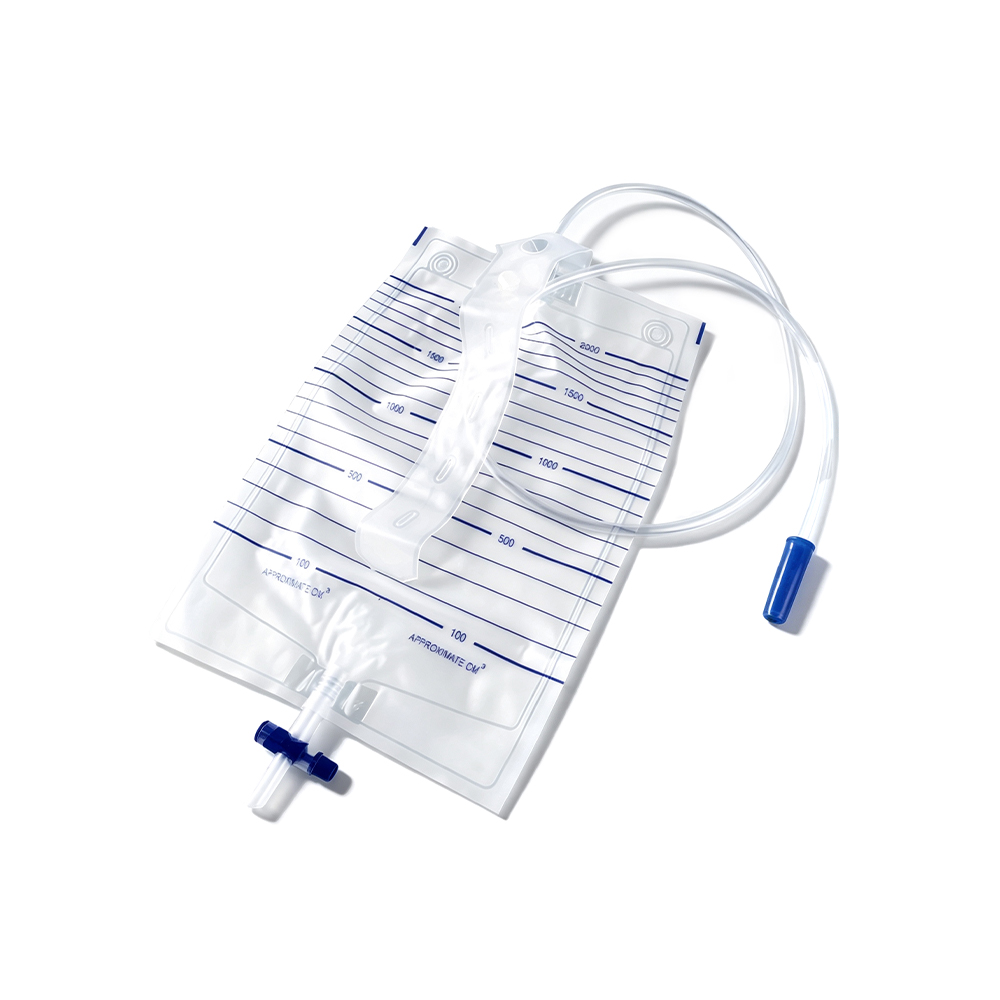 Vrhunska PVC vrećica za urin medicinske kvalitete od 2000 ml s mlazom