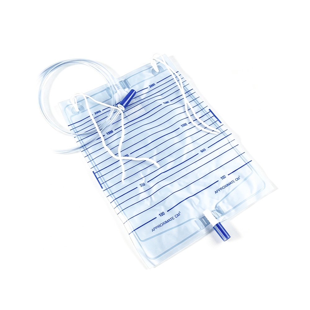Univerzalna prikladna vrećica za urin medicinske kvalitete od 1000 ml do 2000 ml s najlonskom vezicom